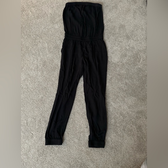 Aritzia Talula Black Strapless Jumpsuit - Picture 1 of 6